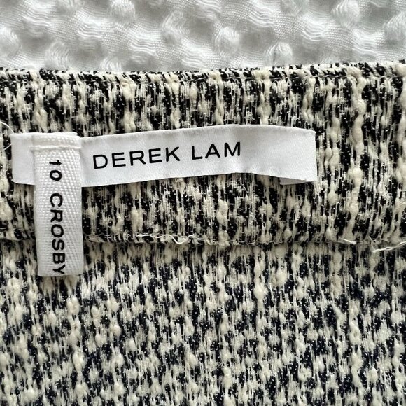 Derek Lam 10 Crosby Colorblock Tweed A-line Mini Skirt Academia Old Money Size 6 - Picture 5 of 9